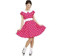 W WIDMANN MILANO Party Fashion - Disfraz de mujer de los años 50, vestido con cinturón, rock and roll, twist
