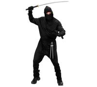 W WIDMANN MILANO Party Fashion - Disfraces Ninja, Samurai, Guerrero, Guerrero de las Sombras, Luchador, Disfraces de Carnaval, Carnaval