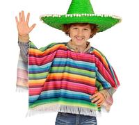 Widmann Poncho mexicano multicolor para niño