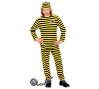 W WIDMANN MILANO Party Fashion - disfraz infantil de preso, convicto, disfraces de carnaval