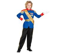 W WIDMANN MILANO Party Fashion - Disfraz de niño Príncipe Azul, uniforme real, rey