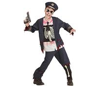 W WIDMANN MILANO Party Fashion - Disfraz de niño Zombi Policía, muerto viviente, demonio, Halloween