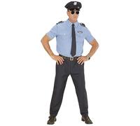 W WIDMANN MILANO Party Fashion - Disfraz de oficial de policía, alguacil, agente de la ley, comisario, uniforme, disfraces