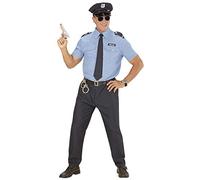 W WIDMANN MILANO Party Fashion - Disfraz de oficial de policía, alguacil, agente de la ley, comisario, uniforme, disfraces