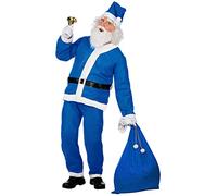 W WIDMANN MILANO Party Fashion - Disfraz de Papá Noel, casaca, pantalón, cinturón, sombrero, barba con bigote, San Nicolás, Navidad, carnaval, fiesta temática