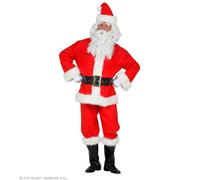 W WIDMANN MILANO Party Fashion - Disfraz de Papá Noel, Santa Claus, traje de Navidad, disfraces de carnaval