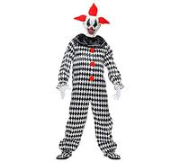 W WIDMANN MILANO Party Fashion - Disfraz Payaso de circo, mono, payaso asesino, fantasma, arlequín, Halloween, carnaval