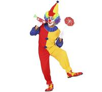 W WIDMANN MILANO Party Fashion - Disfraces payaso, mono, Casper, bromista, circo, disfraces