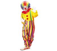 W WIDMANN MILANO Party Fashion - Disfraz de payaso de circo, bufón, disfraz de bufón