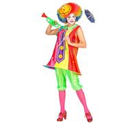 W WIDMANN MILANO Party Fashion - disfraz de payaso, vestido, bufón, circo, disfraz de carnaval