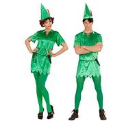 W WIDMANN MILANO Party Fashion - Disfraz de Pedro, para mujer y hombre | Conjunto 3 piezas con túnica, cinturón y sombrero para Carnaval, fiestas temáticas, cuentos hadas y fantasía