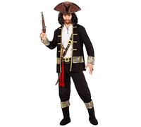 W WIDMANN MILANO Party Fashion - Disfraz de pirata Capitán, bucanero, corsario, trajes de carnaval