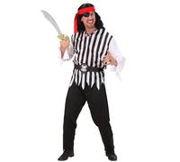 W WIDMANN MILANO Party Fashion - Disfraz de pirata, marinero, bucanero, capitán, disfraces de carnaval, carnaval