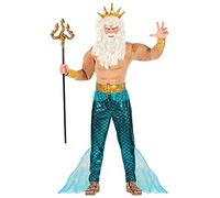W WIDMANN MILANO Party Fashion - Disfraz de Poseidón, Rey de los Mares, Mundo Submarino, Disfraces de Carnaval