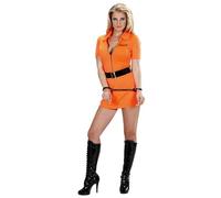 W WIDMANN MILANO Party Fashion - disfraz de preso, vestido, carcelero, prisionero, convicto, disfraces