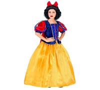 W WIDMANN MILANO Party Fashion - Disfraz de princesa de cuento de hadas para niños, vestido con enagua, capa, diadema, reina