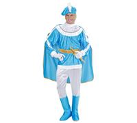 W WIDMANN MILANO Party Fashion - Disfraz de Príncipe Azul para hombre | Disfraz de príncipe o rey para Carnaval, fiestas temáticas de la Edad Media, cuentos de hadas y fantasía