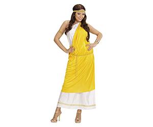 W WIDMANN MILANO Party Fashion - Disfraz de romana, túnica con toga, cinturón, diadema y brazalete, diosa romana