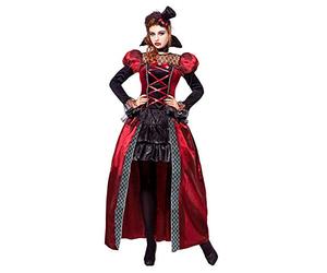 W WIDMANN MILANO Party Fashion - Disfraz de vampiresa victoriana, vestido, chupa sangre, Halloween, carnaval