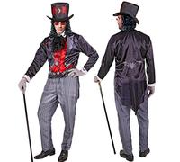 Widmann Vampire Fast Costume (Jacket, Pants, Hat, Jabot) (L) Different Colors