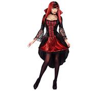 W WIDMANN MILANO Party Fashion - Disfraz de vampiro, vestido, chupasangre, Halloween