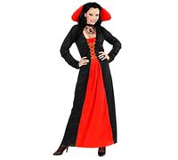 WIDMANN MILANO PARTY FASHION - Victoriana disfraz de vampiro, vestido, collar, chupasangre, Halloween, carnaval