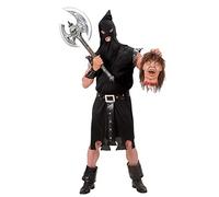 W WIDMANN MILANO Party Fashion - Disfraz de verdugo, negro, medieval, disfraces de carnaval