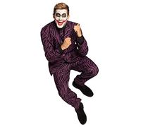 W WIDMANN MILANO Party Fashion - Disfraz de Villano, corbata, chaqueta y pantalón 2 en 1, disfraz de hombre, completo, psicópata, Halloween, carnaval, fiesta de disfraces