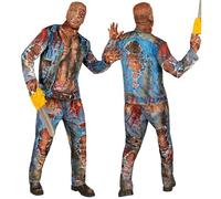 W WIDMANN MILANO Party Fashion - Disfraz de zombi con máscara, para hombre, conjunto completo para Halloween y Carnaval
