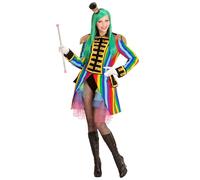 W WIDMANN MILANO Party Fashion - disfraz desfile frac, arco iris, CSD, director de circo, uniforme de guardia, payaso, corista, disfraz de carnaval