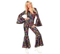 W WIDMANN MILANO Party Fashion - Disfraz Disco Style Años 70, Mono, Reina Bailarina, Disfraces de Carnaval, Carnaval