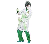 W WIDMANN MILANO Party Fashion - Disfraz Dr Toxico, Bata, Doctor, Medico, Zombie, Halloween