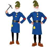 W WIDMANN MILANO Party Fashion - Disfraz enano, gnomo, gnomo, cuento de hadas, disfraces