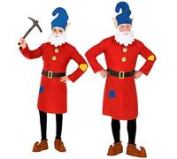 W WIDMANN MILANO Party Fashion - Disfraz enano, gnomo, gnomo, cuento de hadas, disfraces