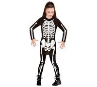 W WIDMANN MILANO Party Fashion - disfraz esqueleto niña, vestido, Halloween, carnaval, fiesta tematica
