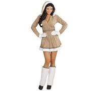 W WIDMANN MILANO Party Fashion - Traje de chica esquimal, vestido, inuit, Nanuk, disfraces de carnaval, carnaval
