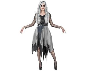 W WIDMANN MILANO Party Fashion - disfraz fantasma, vestido, fantasma que da miedo, Halloween