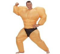 W WIDMANN MILANO Party Fashion - Disfraz hinchable de culturista | Disfraz hinchable de culturista con soplador integrado -para Carnaval, fiestas temáticas y eventos de disfraces