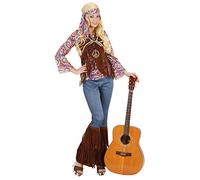 W WIDMANN MILANO Party Fashion - Disfraz hippie para mujer Flower Power