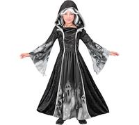 W WIDMANN MILANO Party Fashion - Disfraz infantil de almas gritando, vestido con capucha, fantasma, demonio, disfraz de Halloween