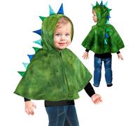 W WIDMANN MILANO Party Fashion - Disfraz infantil de animal, poncho con capucha de felpa, 98 cm, disfraz para carnaval y fiestas