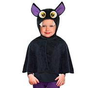W WIDMANN MILANO Party Fashion - Disfraz infantil de animal, poncho con capucha de felpa, disfraz de animal, para carnaval, fiesta temática