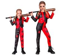 W WIDMANN MILANO Party Fashion - Disfraz infantil de arlequín malvado, payaso de terror, disfraz para Halloween, carnaval