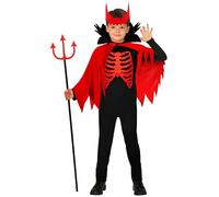 W WIDMANN MILANO Party Fashion - Disfraz infantil de diablo, infierno, Satanás, disfraces de carnaval, Halloween