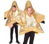 W WIDMANN MILANO Party Fashion - Disfraz infantil de estrella, mono, para carnaval, Navidad y representaciones teatrales