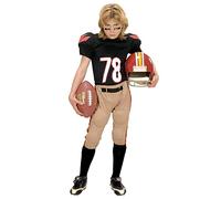 W WIDMANN MILANO Party Fashion - Disfraces para niños Jugador de futbol americano, deportista, instituto, fiesta tematica, disfraces