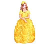 W WIDMANN MILANO Party Fashion - Disfraz infantil de reina de belleza, vestido, princesa, reina, disfraz de cuento de hadas