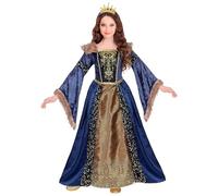 WIDMANN "MEDIEVAL QUEEN" (dress with crinoline underskirt, crown) - (158 cm / 11-13 Years)