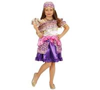 W WIDMANN MILANO Party Fashion - Disfraz infantil Gitana, vestido y pañuelo en la cabeza, carnaval, fiesta temática