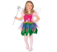 W WIDMANN MILANO Party Fashion - disfraz infantil hada arcoiris, vestido, alas, disfraces